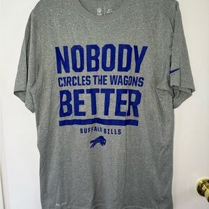 NFL Gray Buffalo Bills Short Sleeve Tee